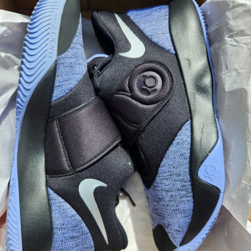 Sz 9 Nike KD Trey 5 VI EP 'Black Metallic Silver AA7070-004 - Picture 4 of 10
